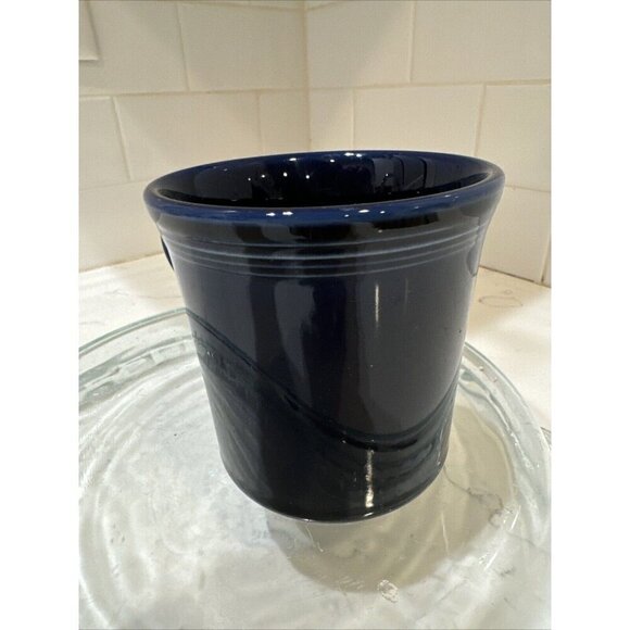 Cobalt Blue FIESTA Homer Laughlin HLC China USA Tom & Jerry Mug - Picture 5 of 11